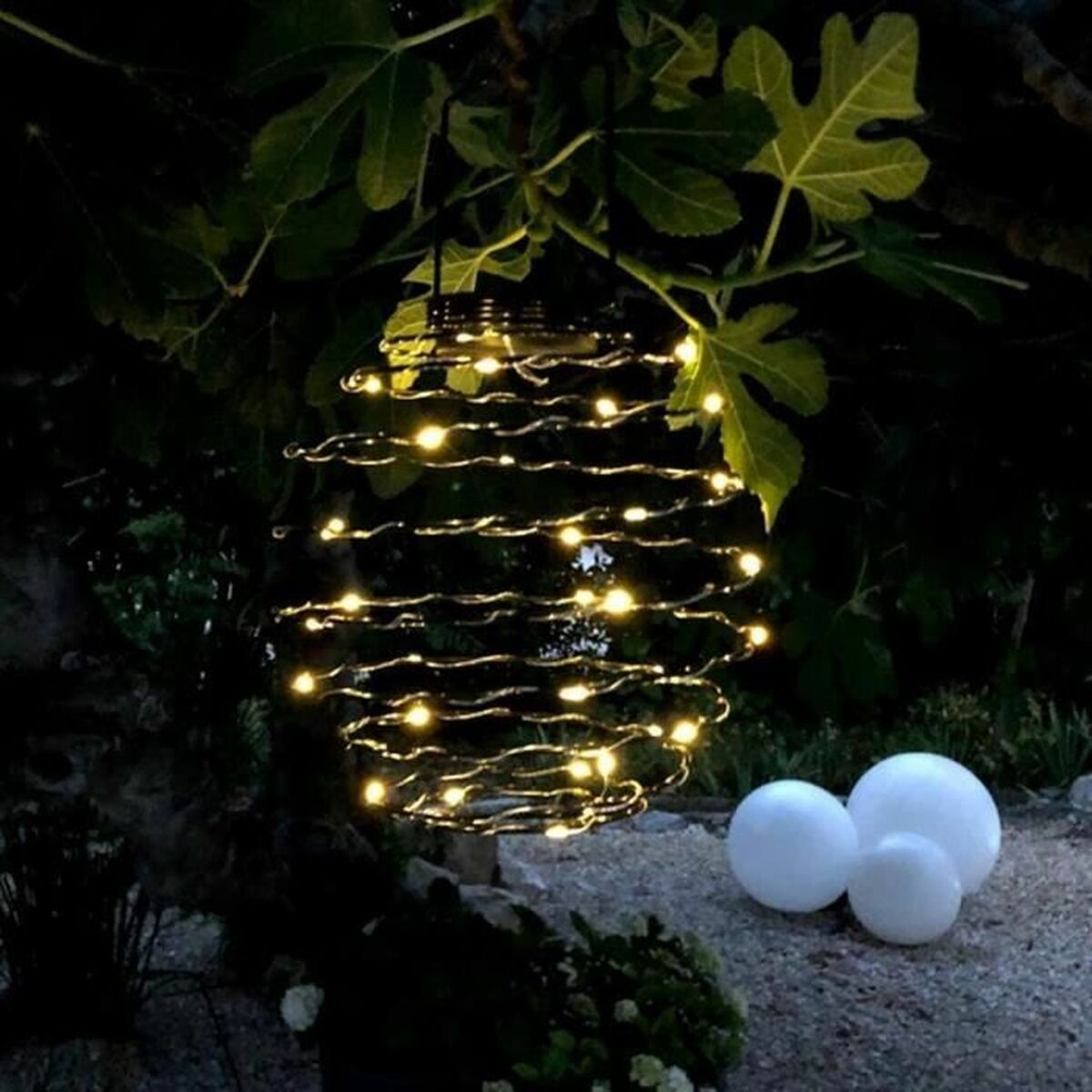 Solcellelampe Lumisky Svart (1 enheter)